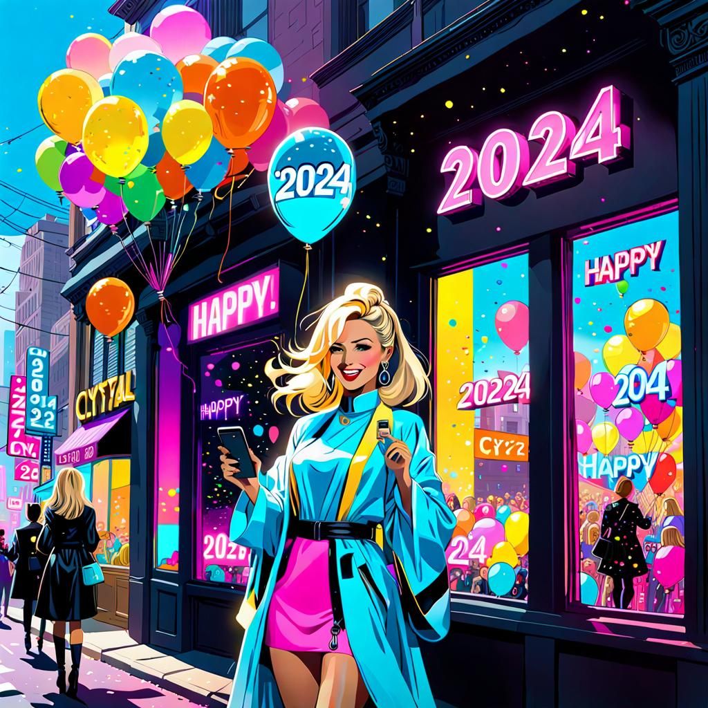 Happy New Year 2024 AI Generated Artwork NightCafe Creator   U5IlJrBv3yHaB5Rj5sxP  1  Rj3e4 