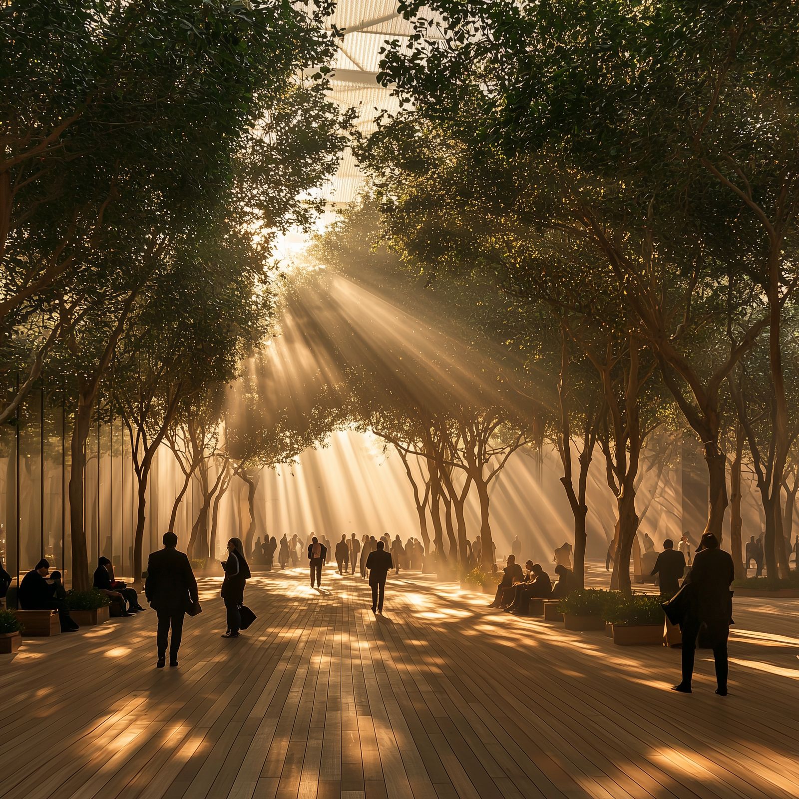 Golden Hour Pathways