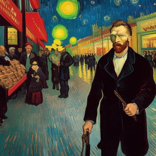 Vincent Buying Groceries  by @Norman Wnuck