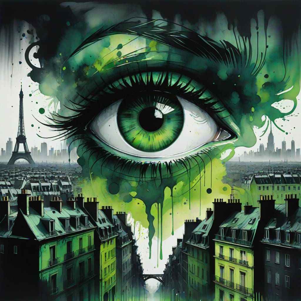 Green Eye   by @Sumaya Ali