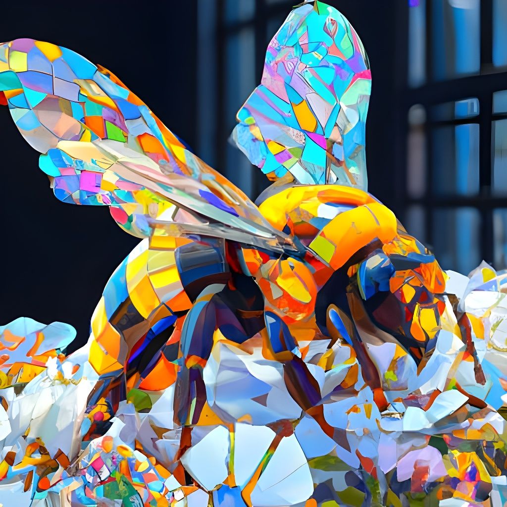 A Bee in Many Colors  by @YYZ-5050