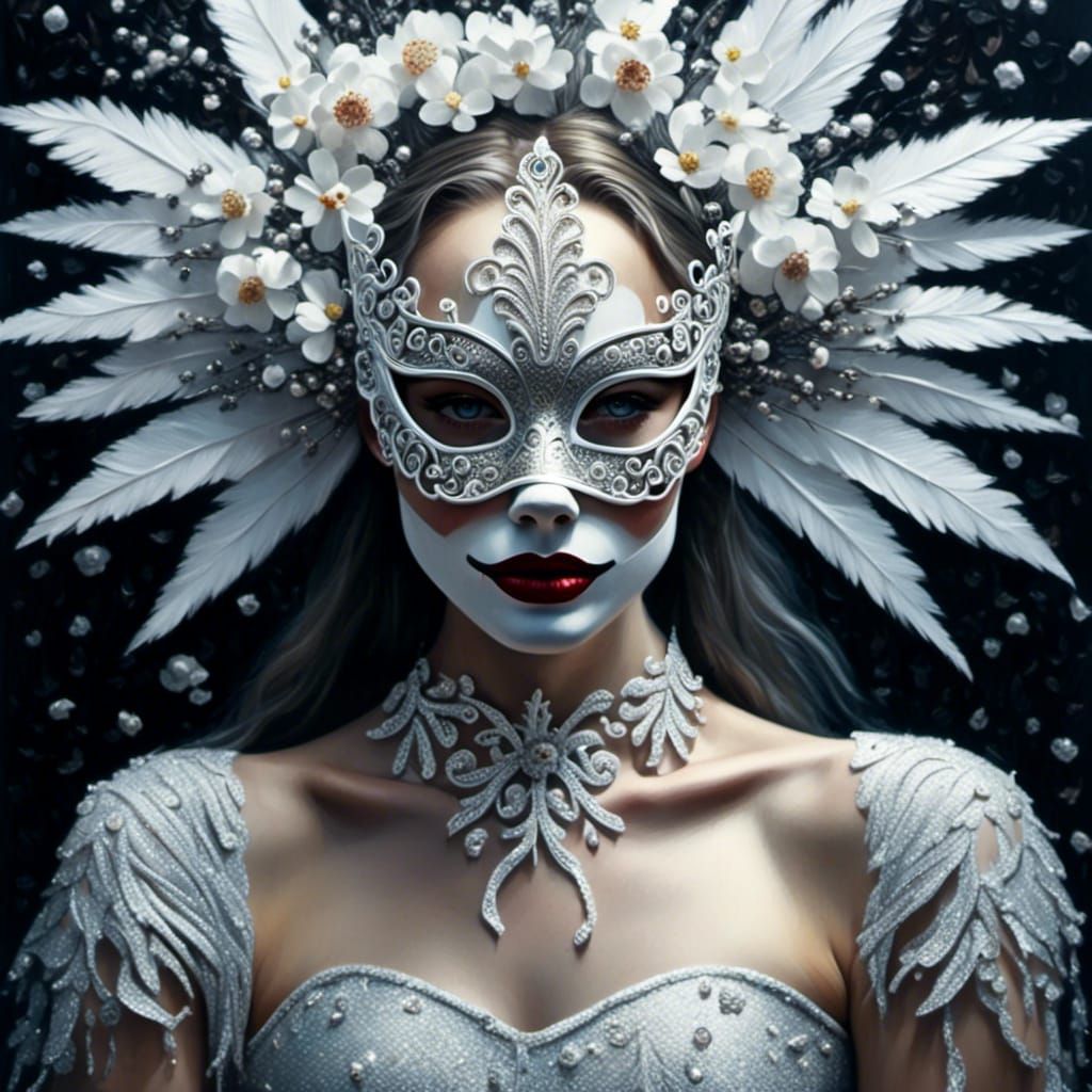 White lilly masquerade
