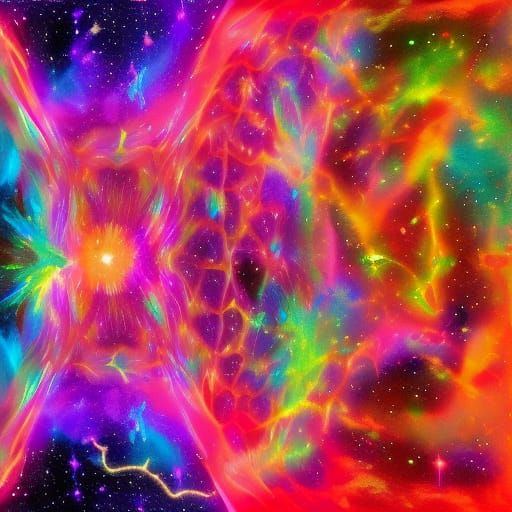 psychodelic cosmic rays and nebula