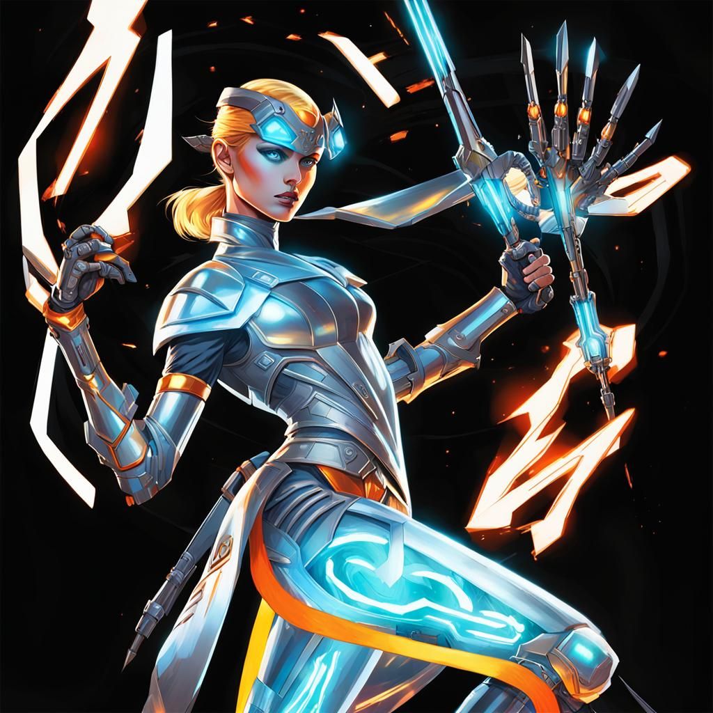 Techno Warrior, battle-mode engaged