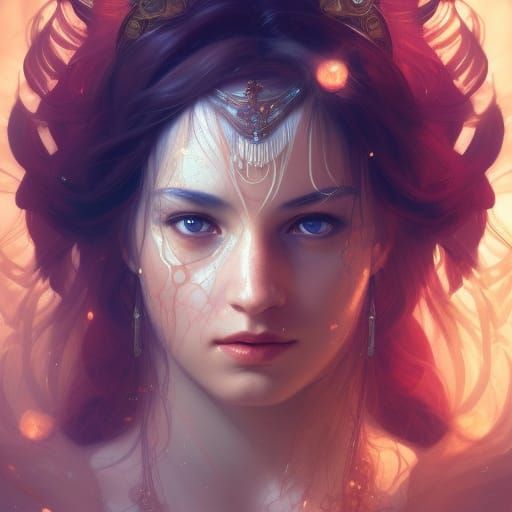 Mysterious Beautiful goddess of light - AI Generated Artwork ...