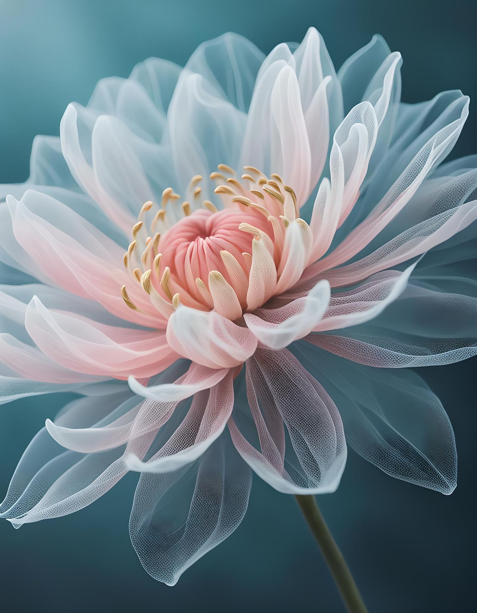 Tulle Chrysanthemum