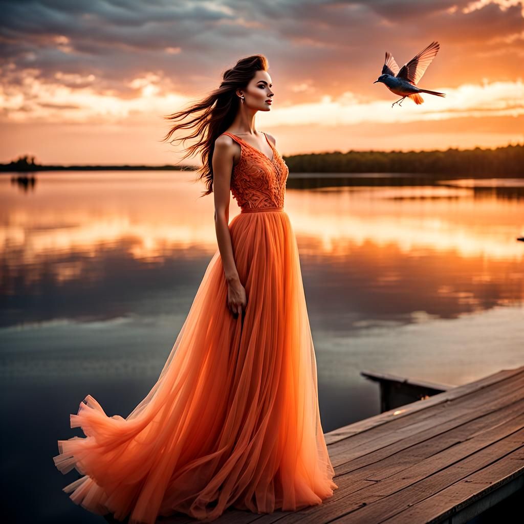 By the lake