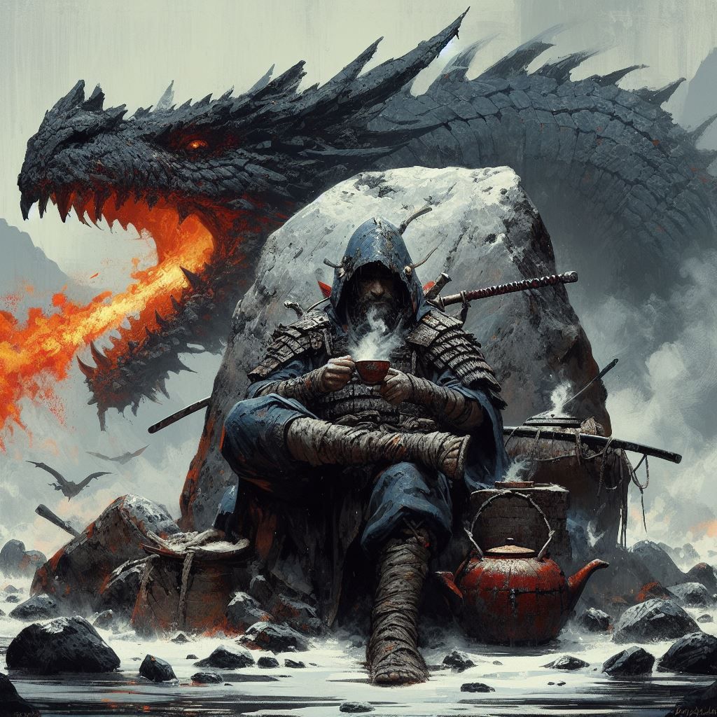 Tea time for a Dragon Slayer