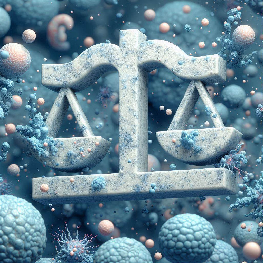 Blocky Bacterial Libra Sign