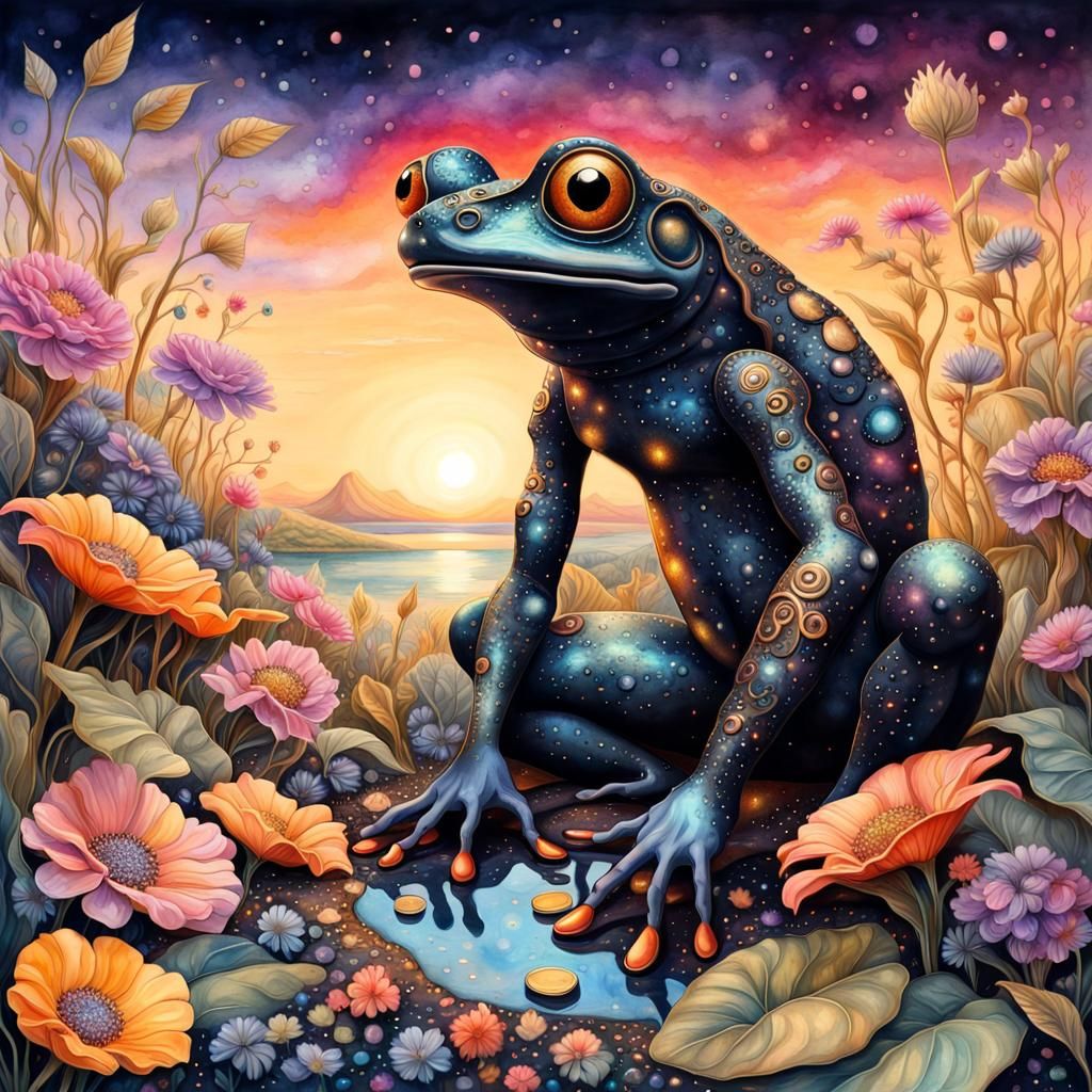 Amphibian AI Generated Artwork NightCafe Creator