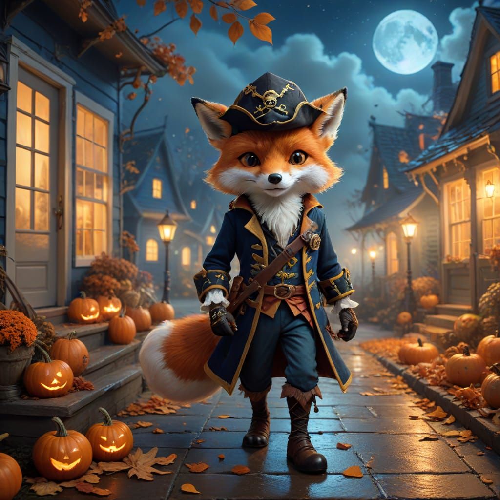 Blackheart Foxie out trick or treating.............  by @No1jmb