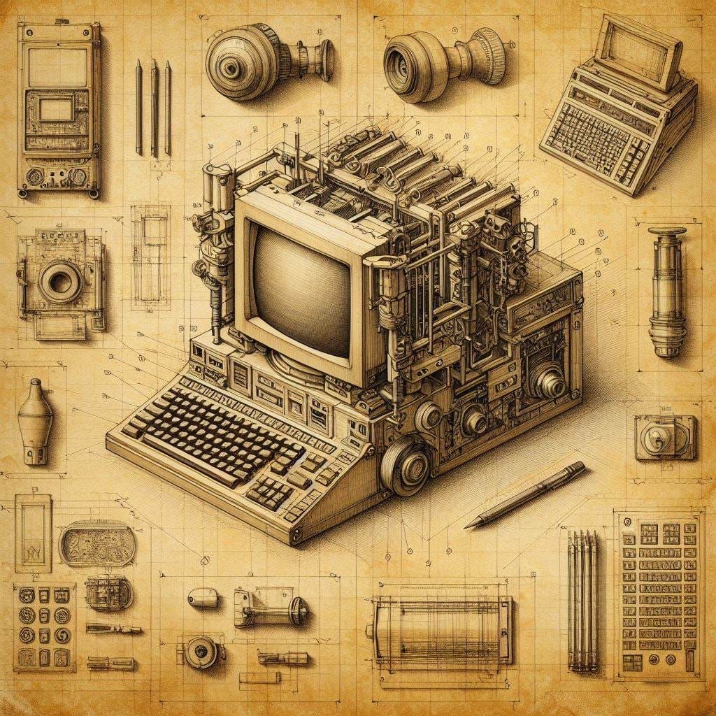 HUMOR: Leonardo da Vinci's plan for a computer