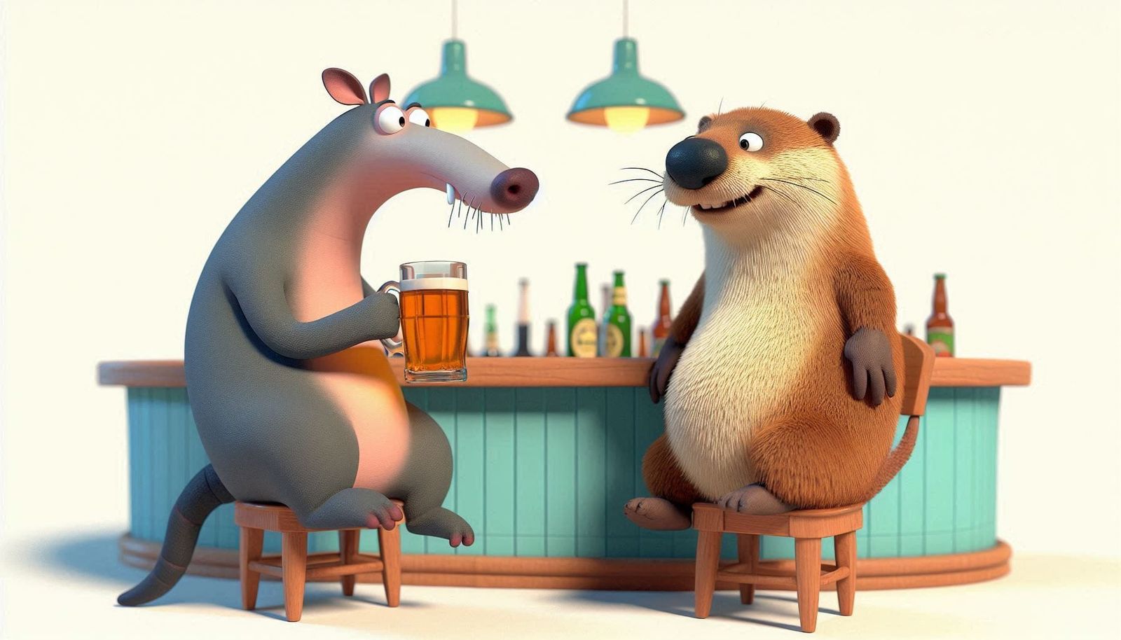 Aardvark and Otter  #2