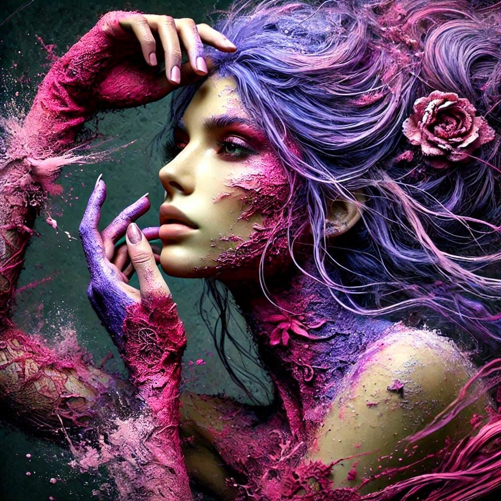 Painted (My old image remake)