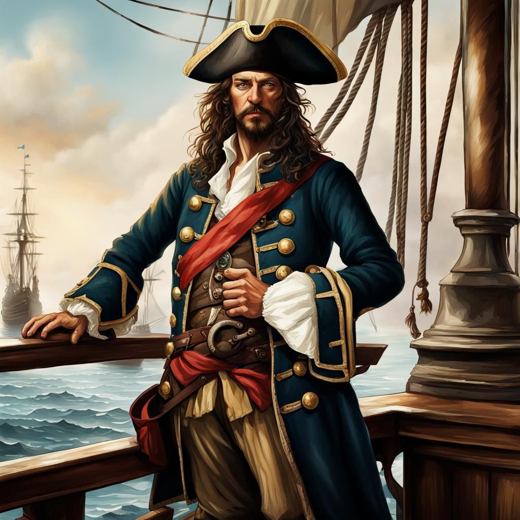 Pirate Captain - AI Generated Artwork - NightCafe Creator