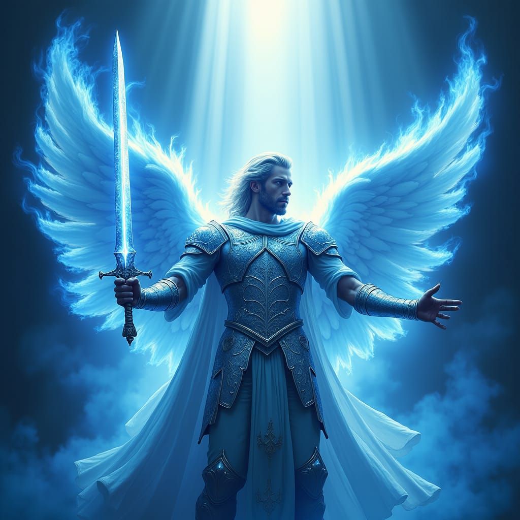 Archangel Michael and His Sword of Light ~ The Blue Flame / ...