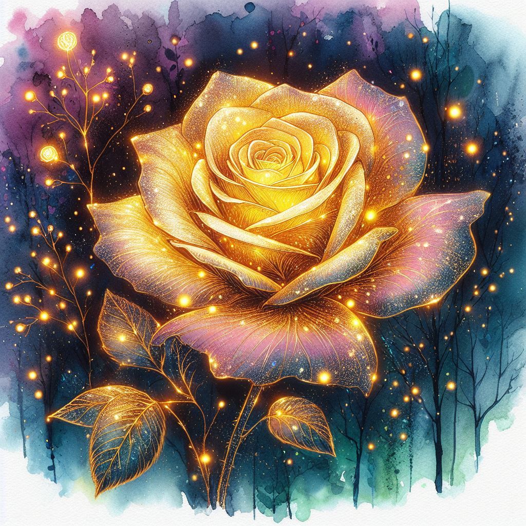 The glowing Rose