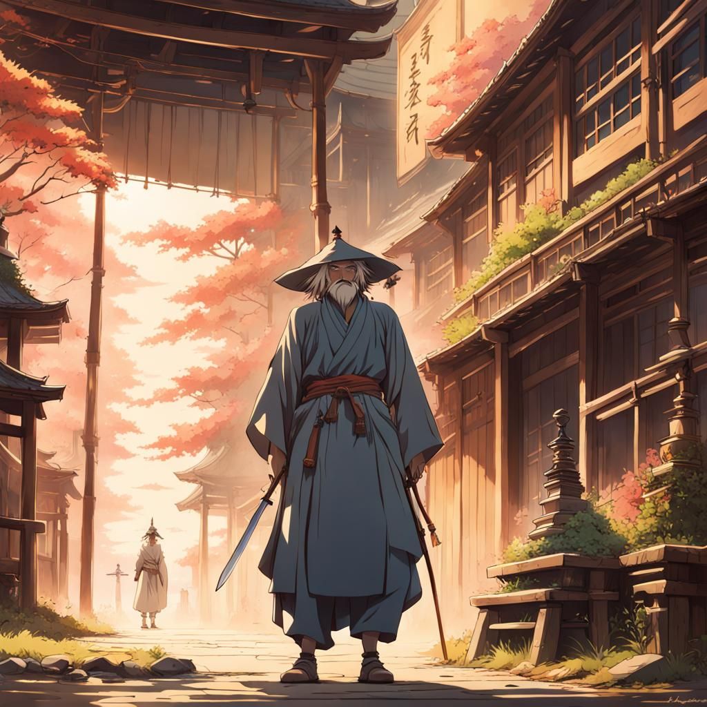 Fantasy samurai wizard