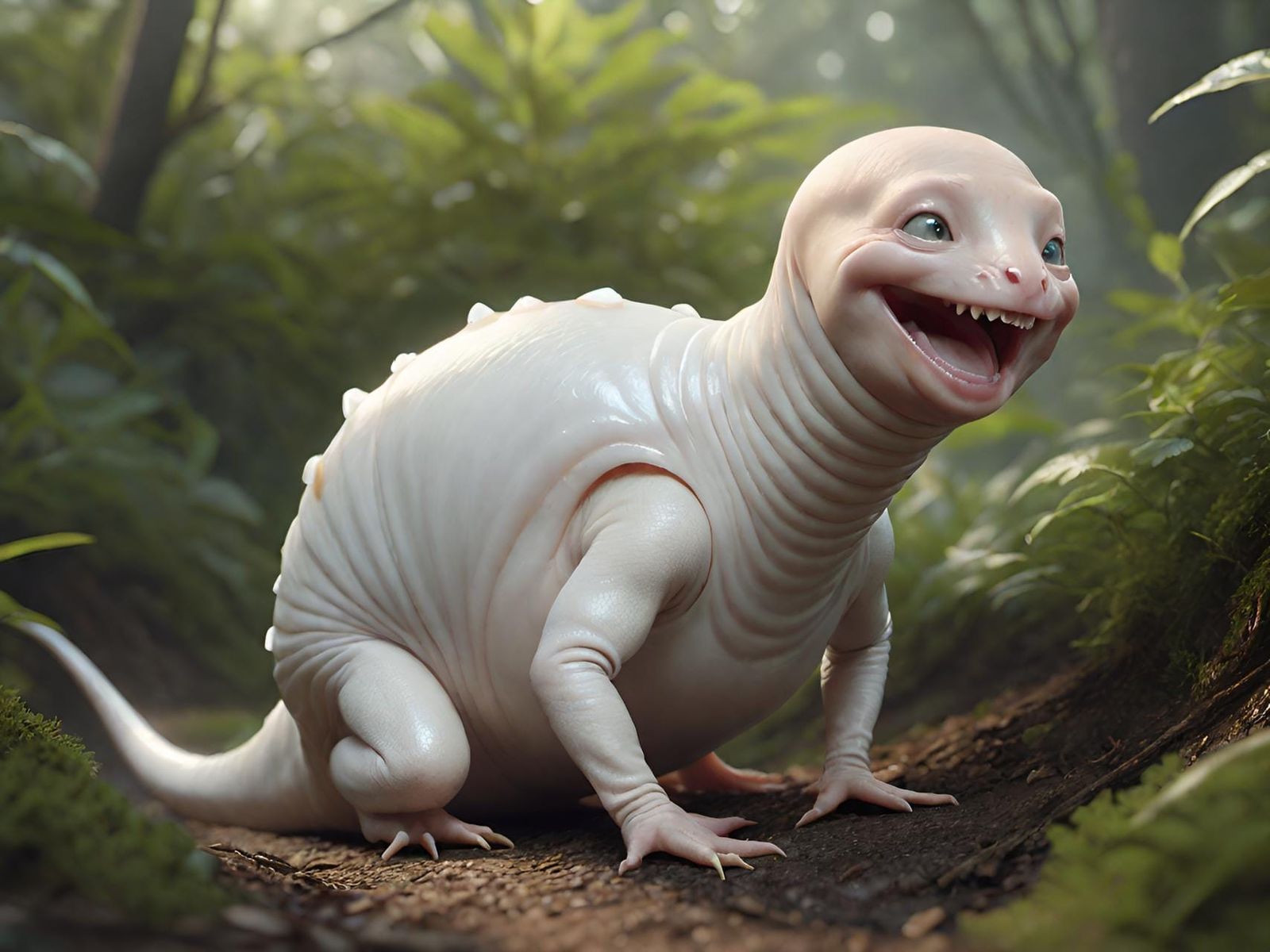 Fleshy forest creature