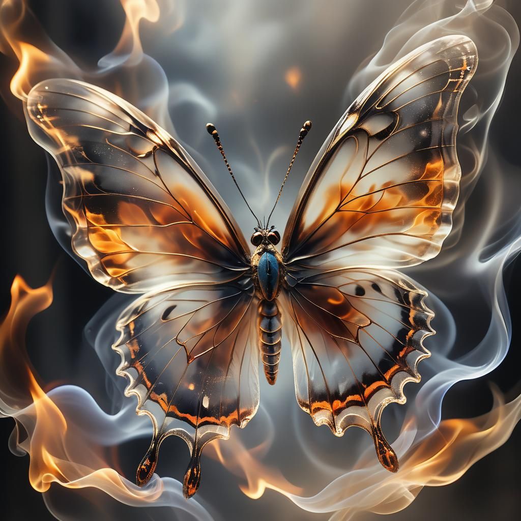 Magical butterfly  by @Skyangel