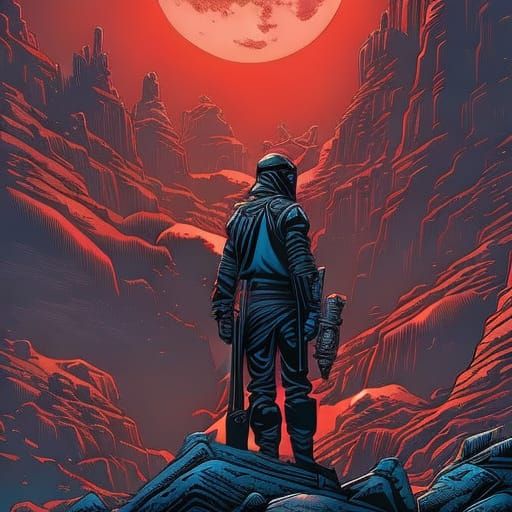 An old man on mars Mark Brooks and Dan Mumford, comic book a...