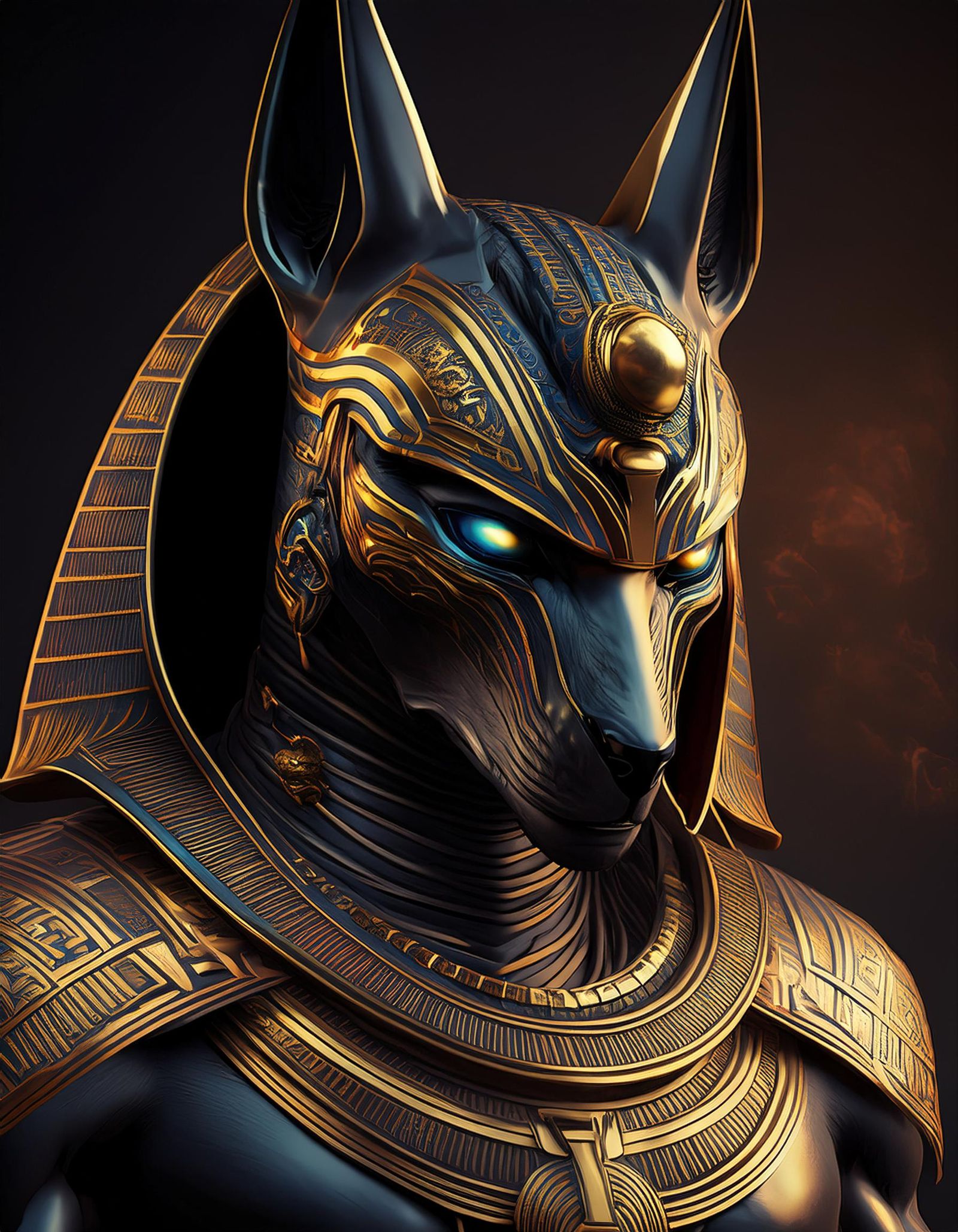 Deadly hieroglyphs epic Anubis
