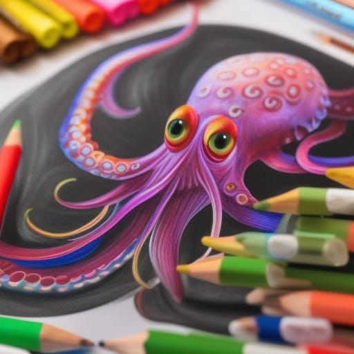 Crayola Kracken  by @Mantis Shrimp 