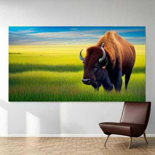 Modern Prairie House  by @Artificial Incompetence
