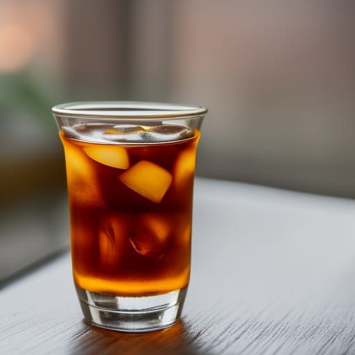 Glass iced tea AI Generated Artwork NightCafe Creator