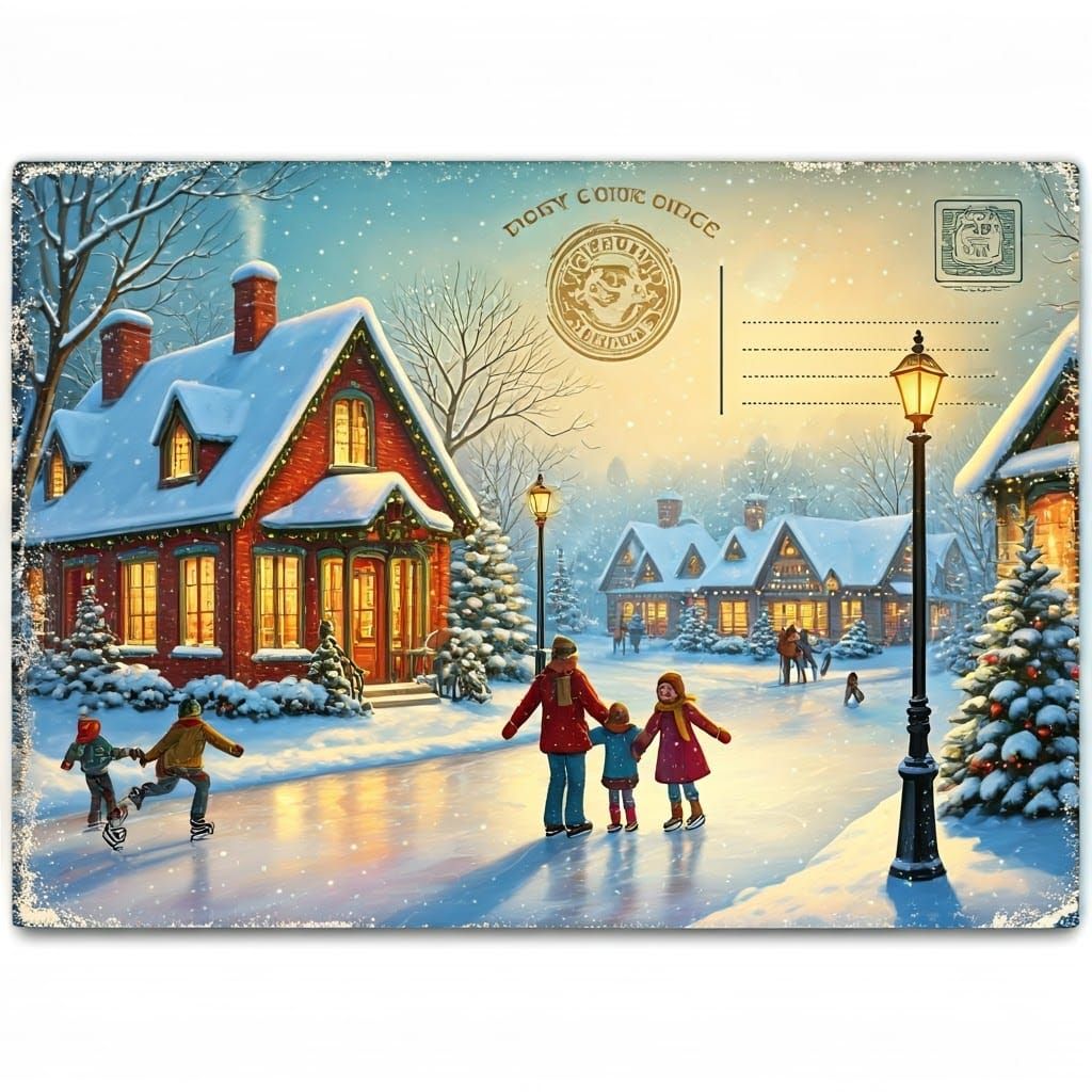 Skating into the Holidays  by @Mason