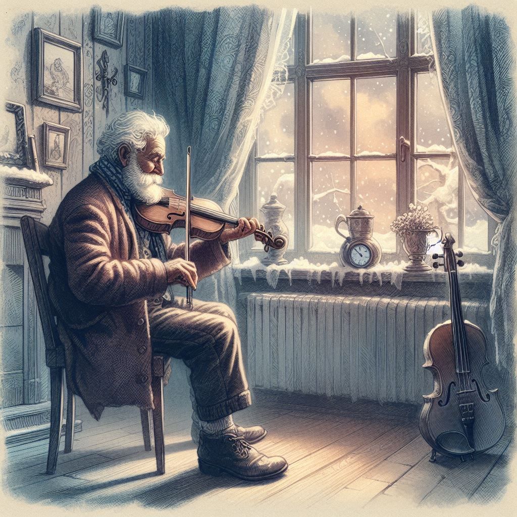 Old man plays old song
