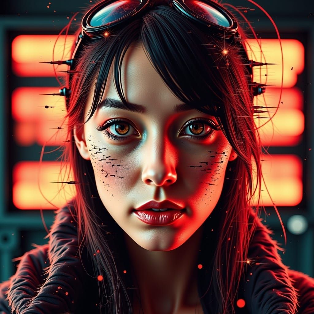 <lora:Ghost in the machine:1.0> 