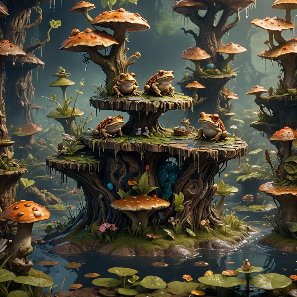 I'll be waiting for you at the pond, where toads and dreams ...