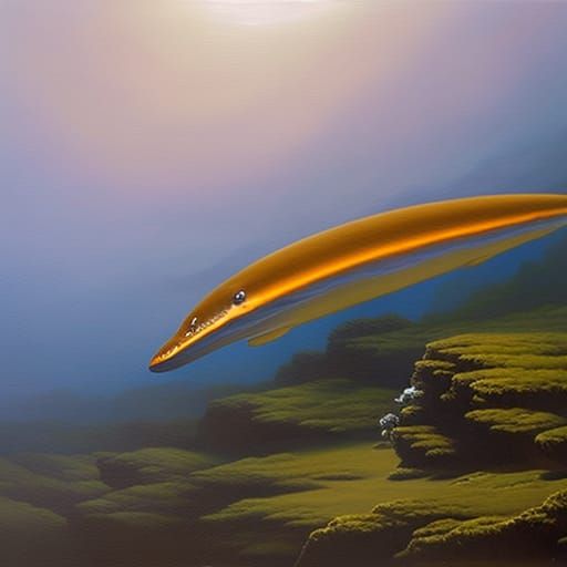 Extraterrestrial Nudibrach Megafauna