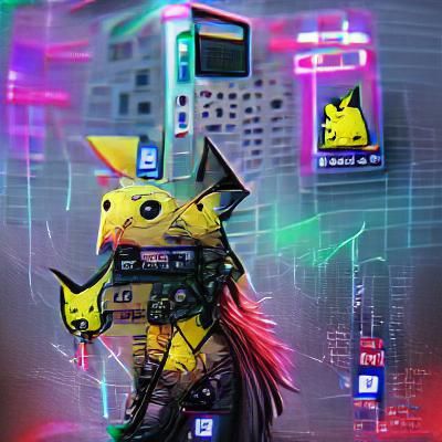 Cyberpunk Pikachu
