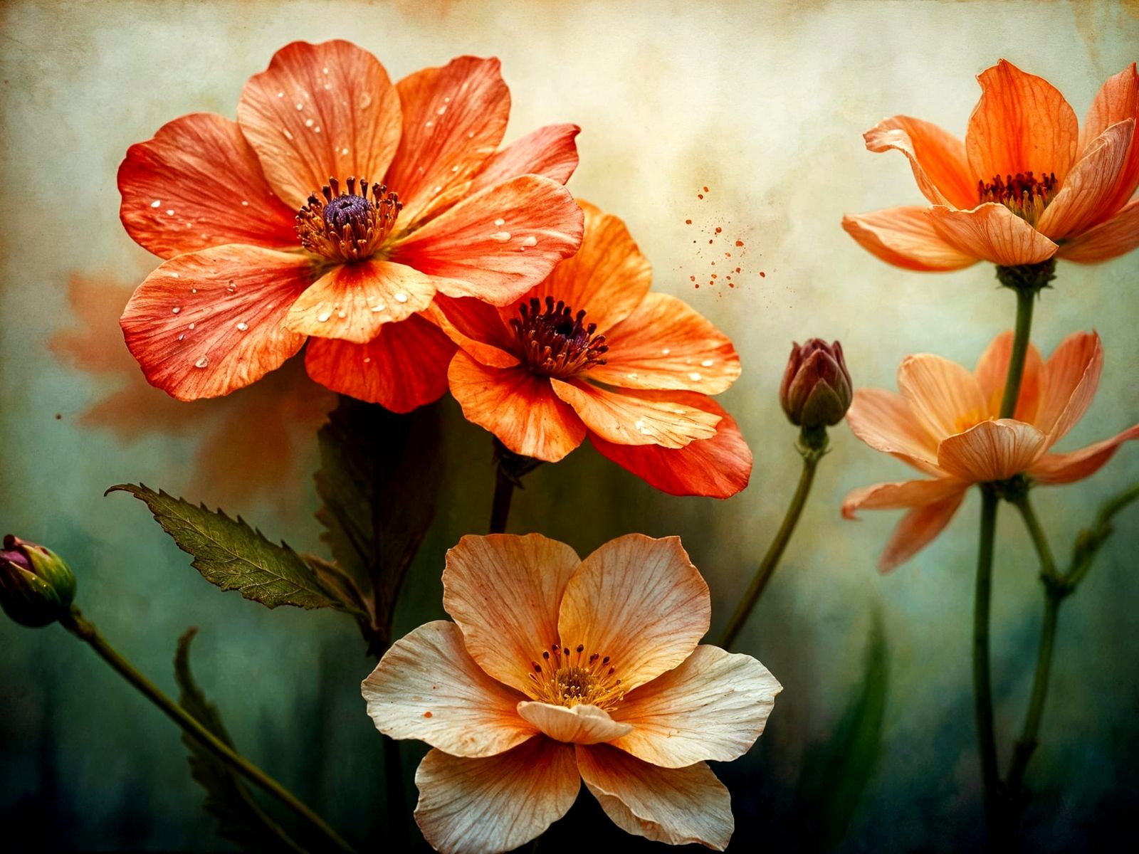 blooms in the mist  by @lawrencelot