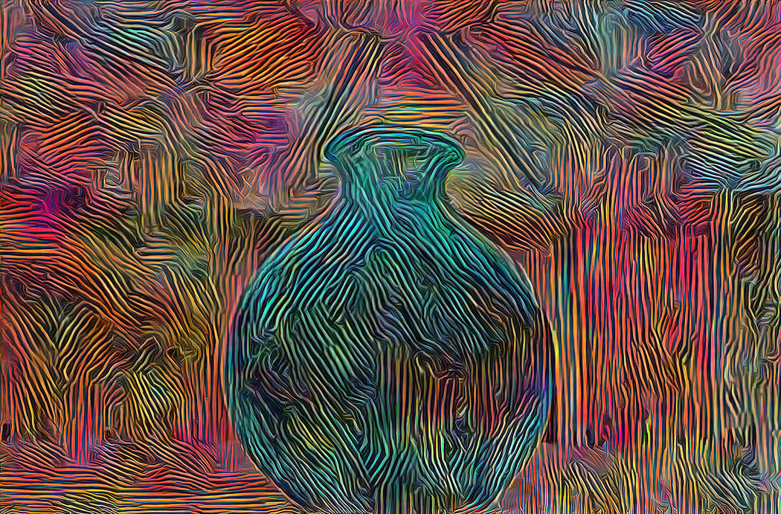 Style-transfer Vase Abstract
