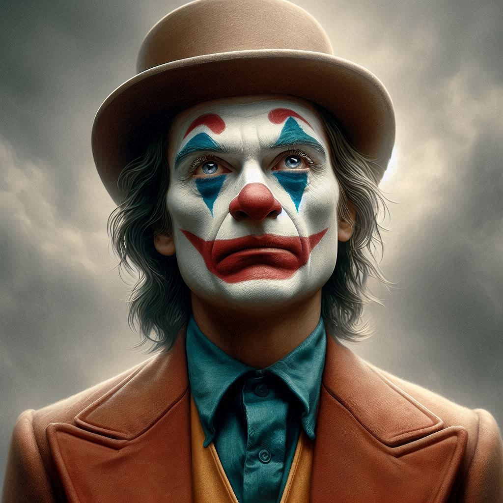 When the clown is sad.