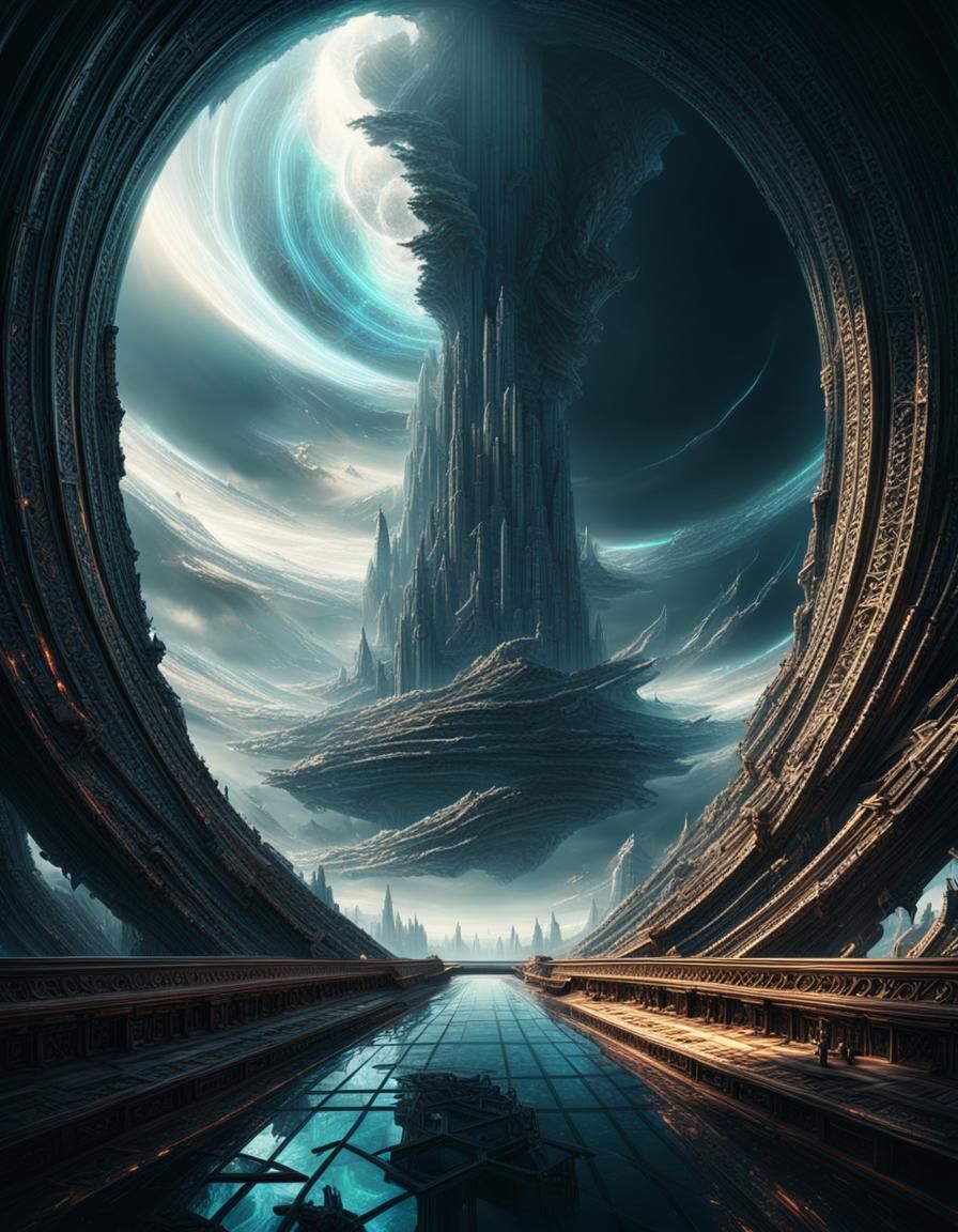 dimensional vortex AI Generated Artwork NightCafe Creator