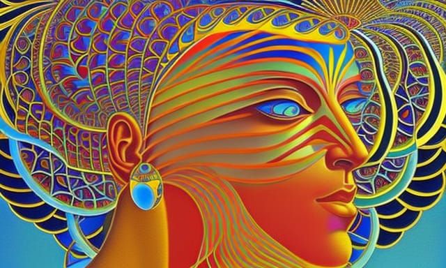 Hindu god, head and shoulders portrait, 8k resolution concep...