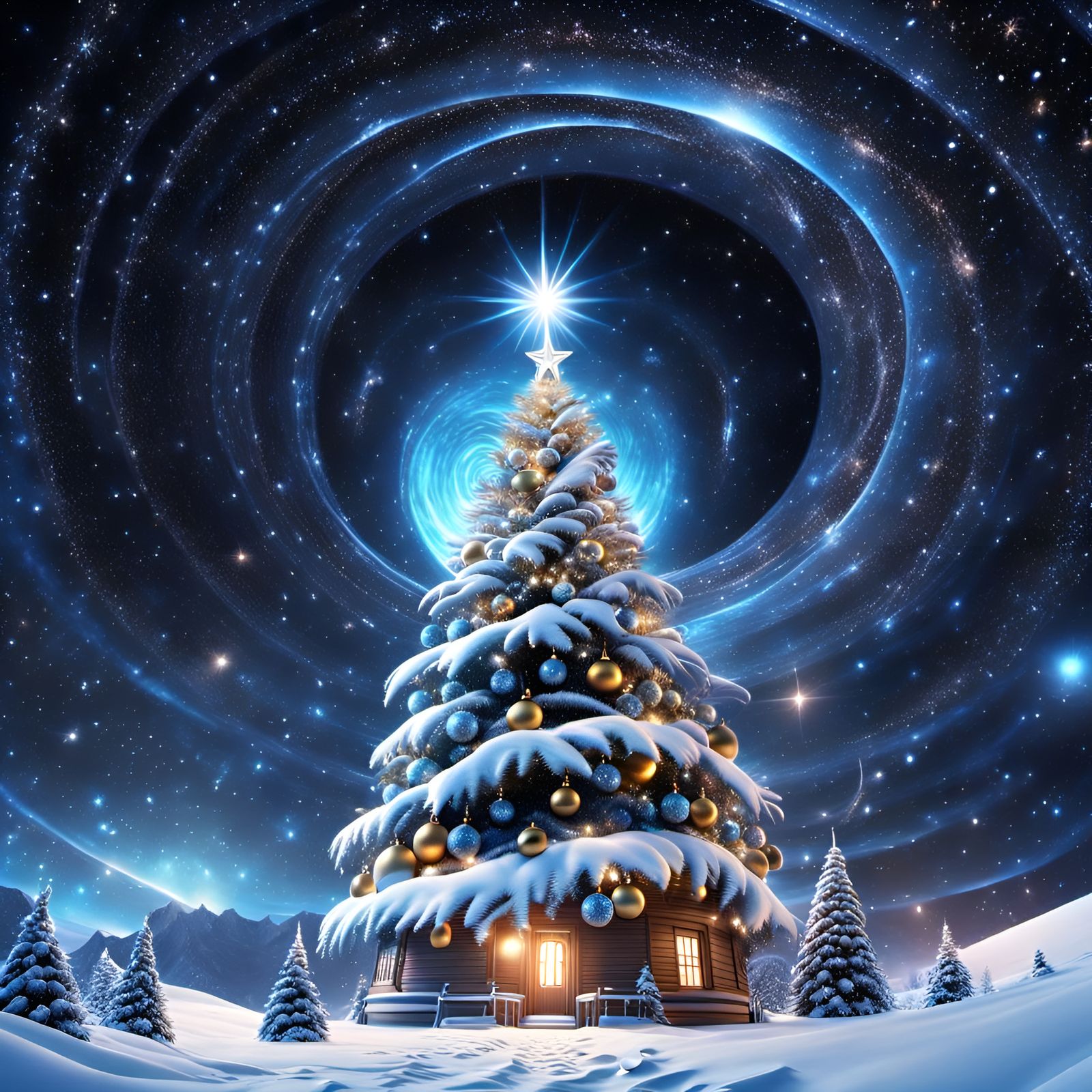 Christmas Treehouse to another worlds