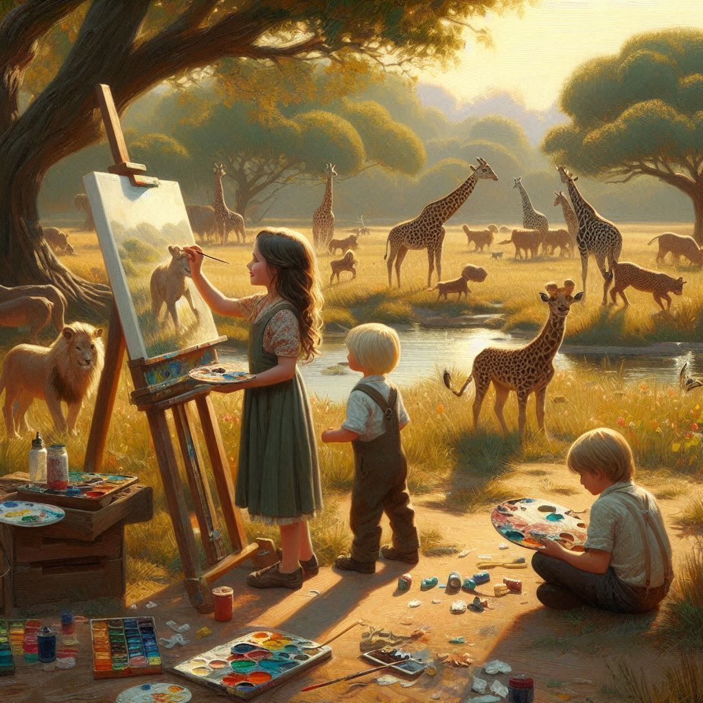 Family at different times and times