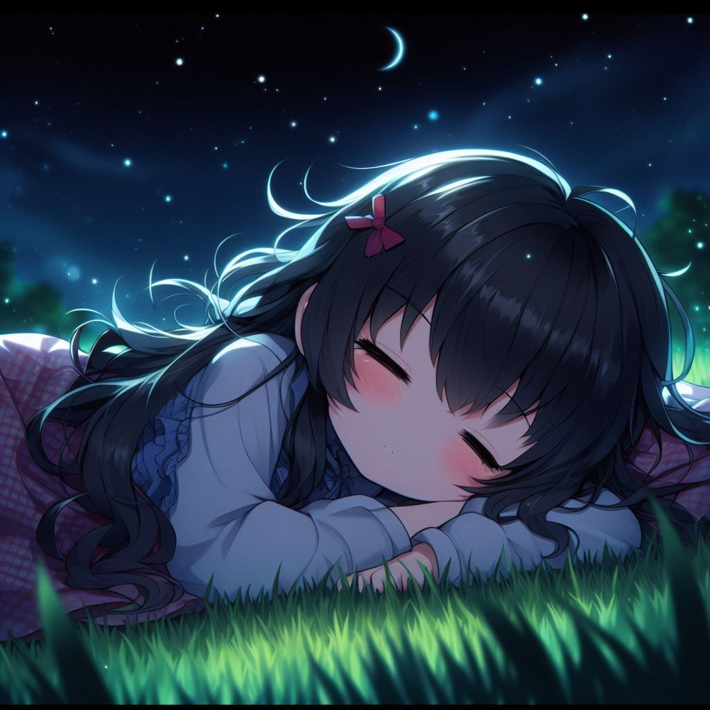 Moon sleeping