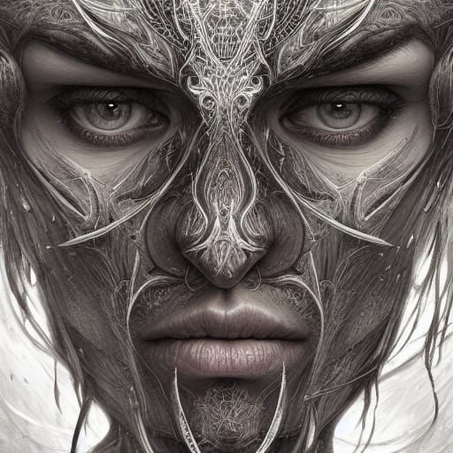 amazing detail, symmetrical facial features, hair splash pai...