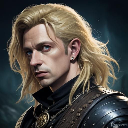 Blonde fantasy nobleman with earring - AI Generated Artwork - NightCafe ...