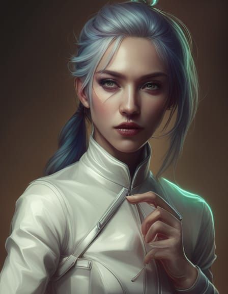 beautiful portrait of a maid, art by wlop and artgerm and liam wong ...