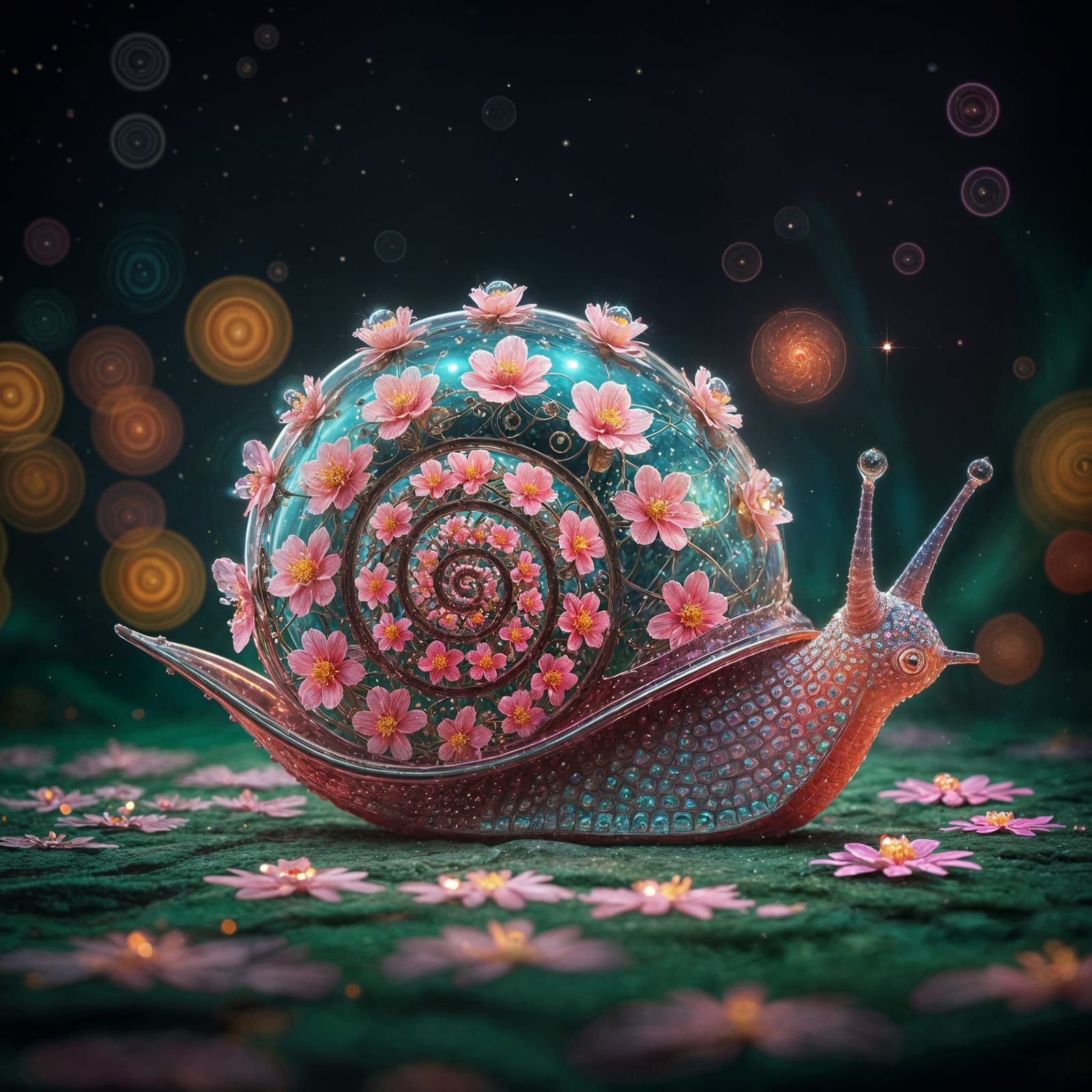Flowersnail  by @Laevos
