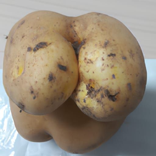 a lumpy potato