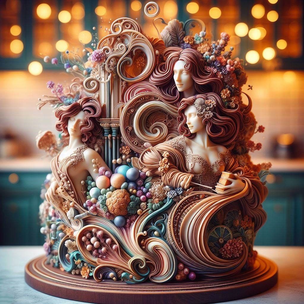 The Art Nouveau Cake