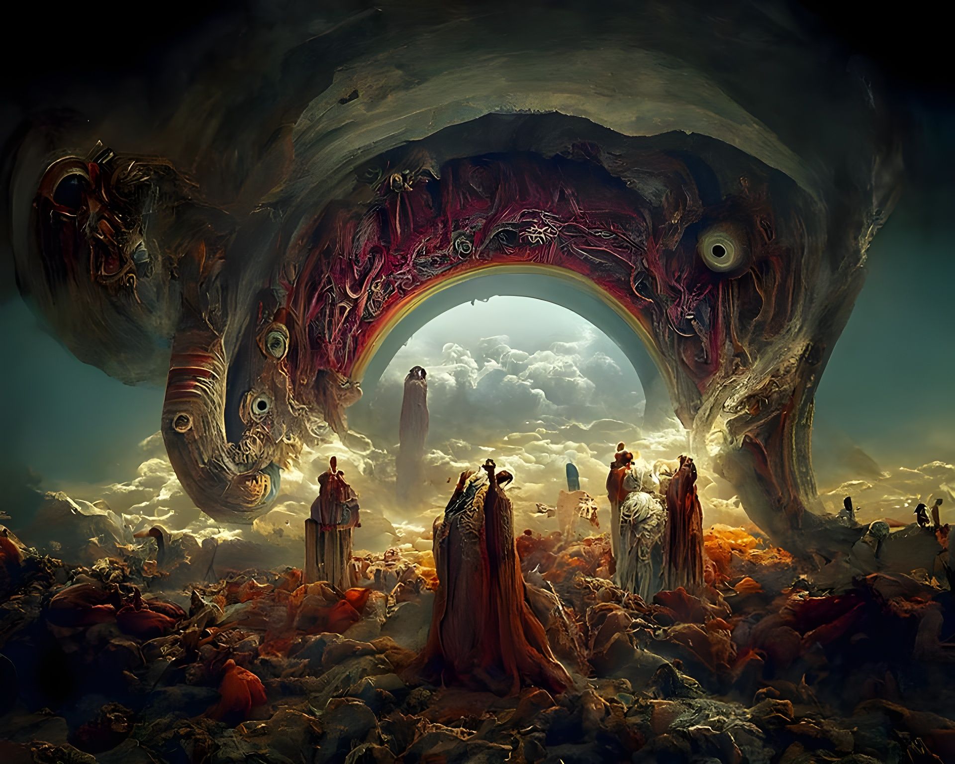 photorealistic fantasy concept art of nightmare horror, Stable Diffusion